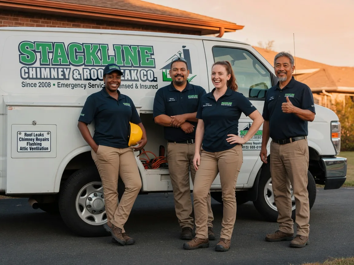 Chimney flashing repair company in Brookland, AR